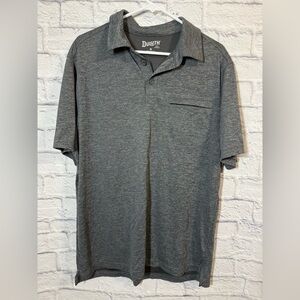 Duluth by Duluth Trading Men's Gray Polo Shirt, sz Med